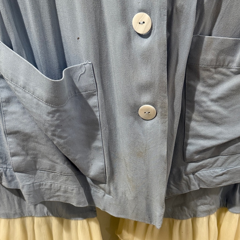 Sleeper Light Blue Ruffle Pajama Set - image 5